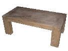 Bobo coffee table oak top